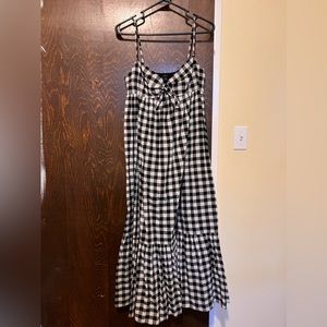 Midi plaid dress